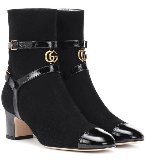 gucci black flat boots|all black gucci boots.